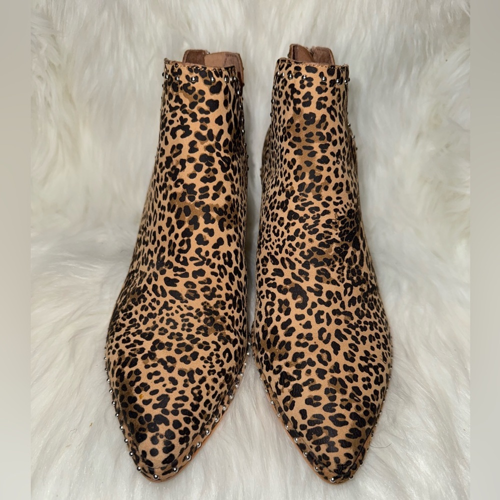 Dolce Vita Brown and Black Ankle Booties